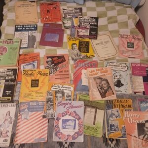 Vintage Sheet Music Collection
